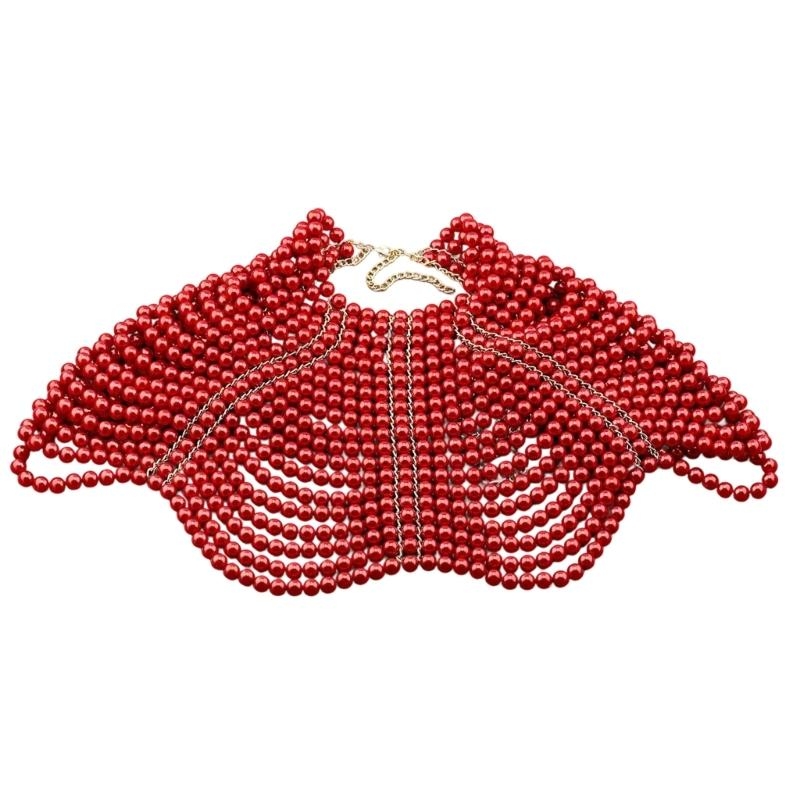 Body Chain Jewelry - 49MD 우아한 여성 목도리 멀티 레이어
