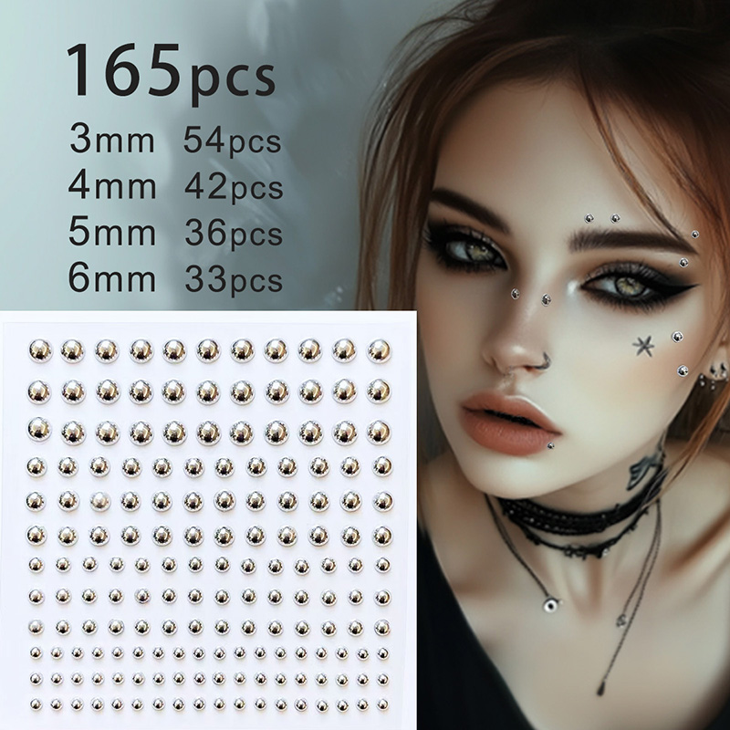 Body Jewelry Tattoo - 3D 얼굴 눈 파티 메이크업 문신