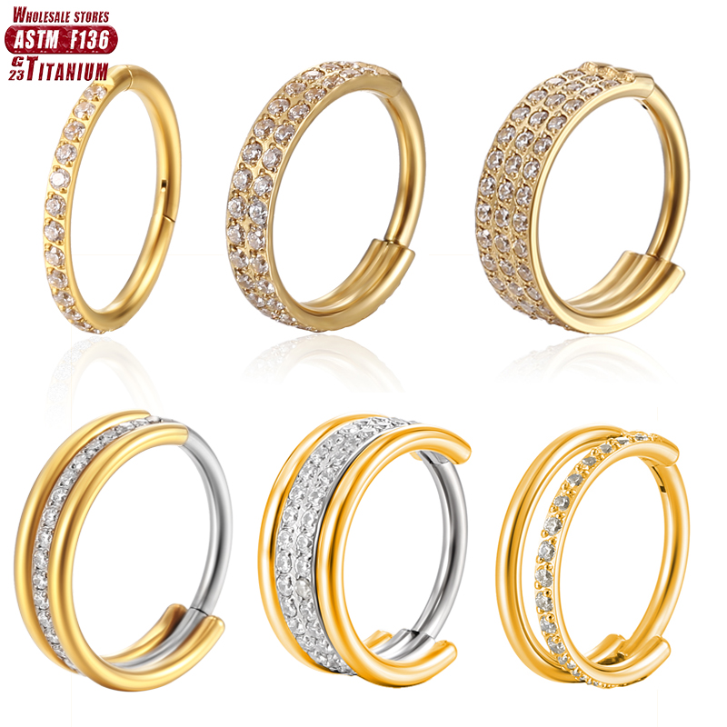Body Jewelry Implant Grade Titanium - F136 티타늄 코 링 임플란트 등급