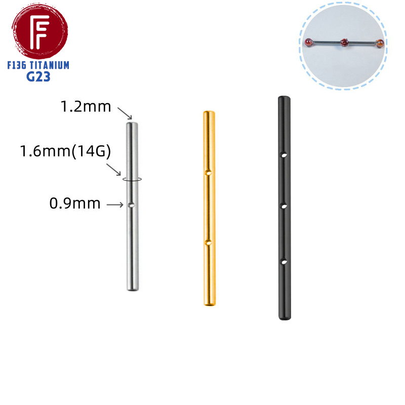 Body Jewelry Implant Grade Titanium - ASTM F136 임플란트 등급 티타늄 14G