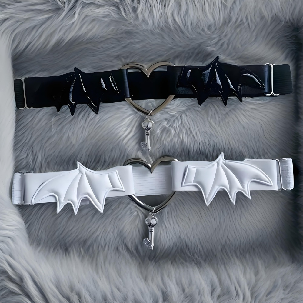 Body Jewelry Bulk - 고딕 하라주쿠 블랙 하트 윙 다리