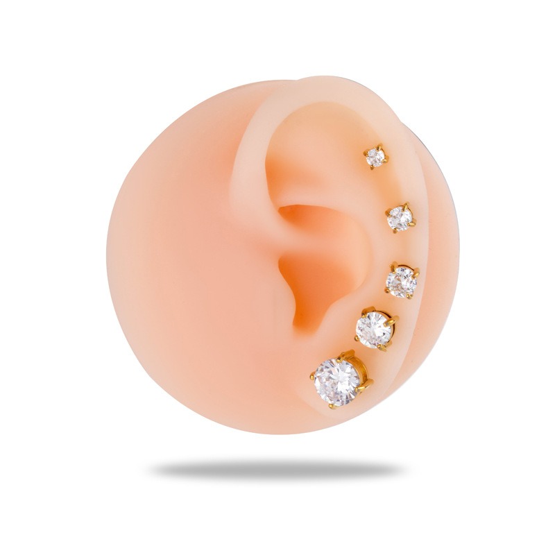 G23 임플란트 등급 티타늄 무나사형 푸시인 프롱 세트 - Tragus Flat Back 리뷰 및 가격