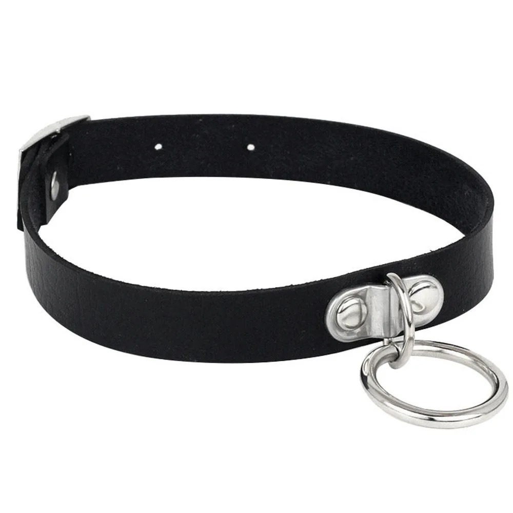 PU 가죽 목걸이 펑크 고딕 하라주쿠 콜라본 체인 액세 - Body Jewelry Goth 리뷰 및 가격