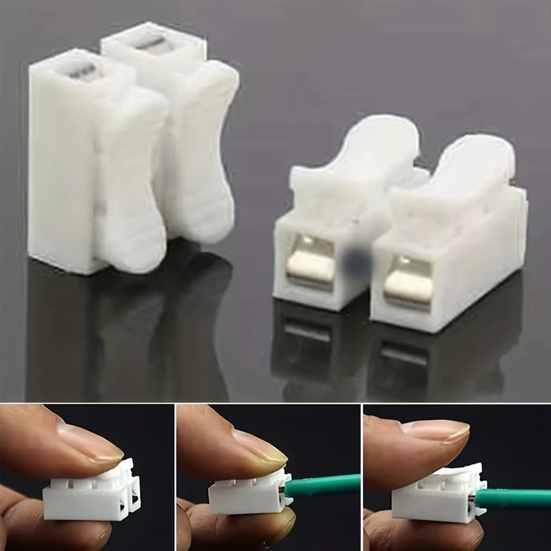 50pcs 푸시 빠른 와이어 케이블 CH2 커넥터 10 - Threadless Push Pin 리뷰 및 가격