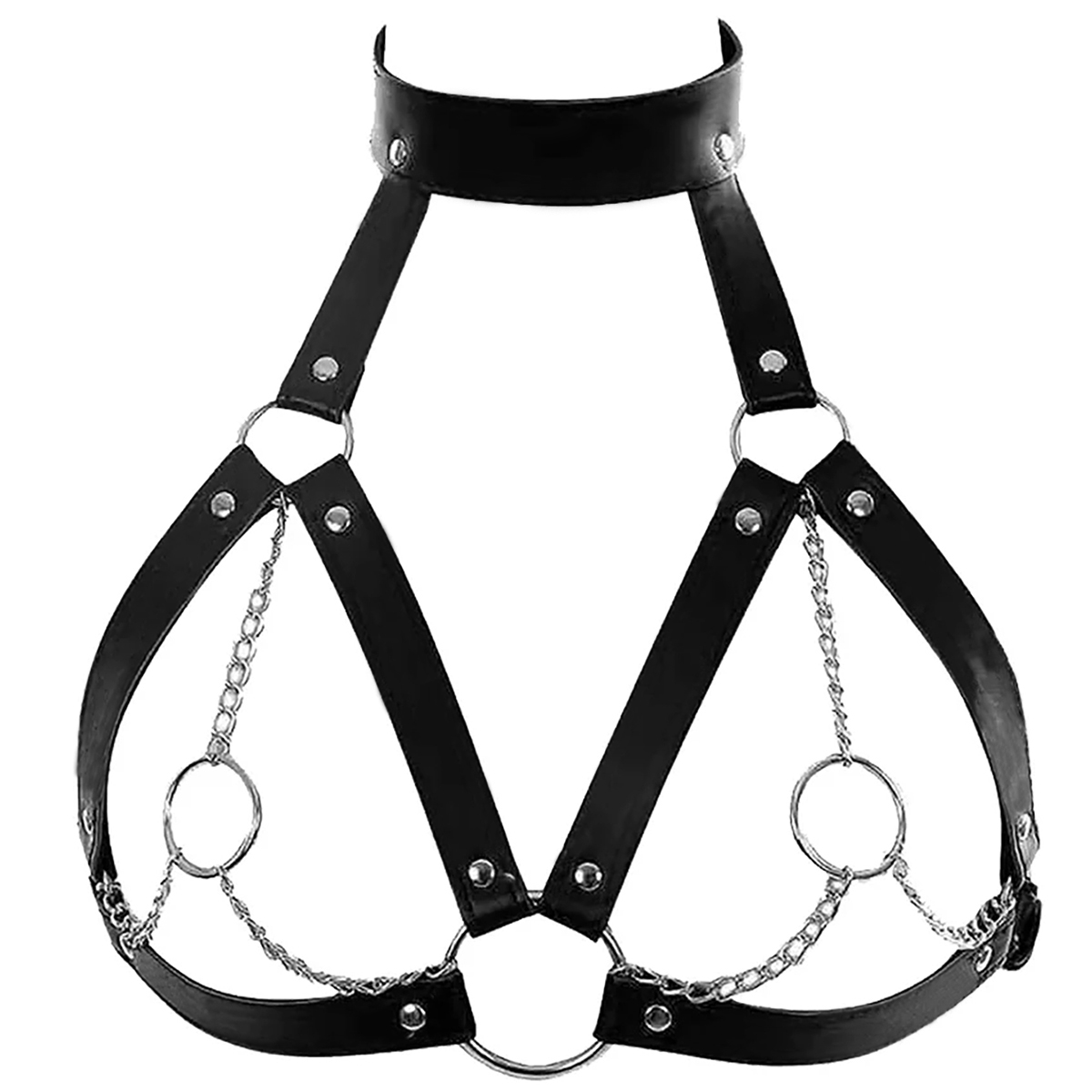 여성 가죽 하네스 벨트 허리 체인 고딕 펑크 의류 쥬얼 - Body Jewelry Goth 리뷰 및 가격