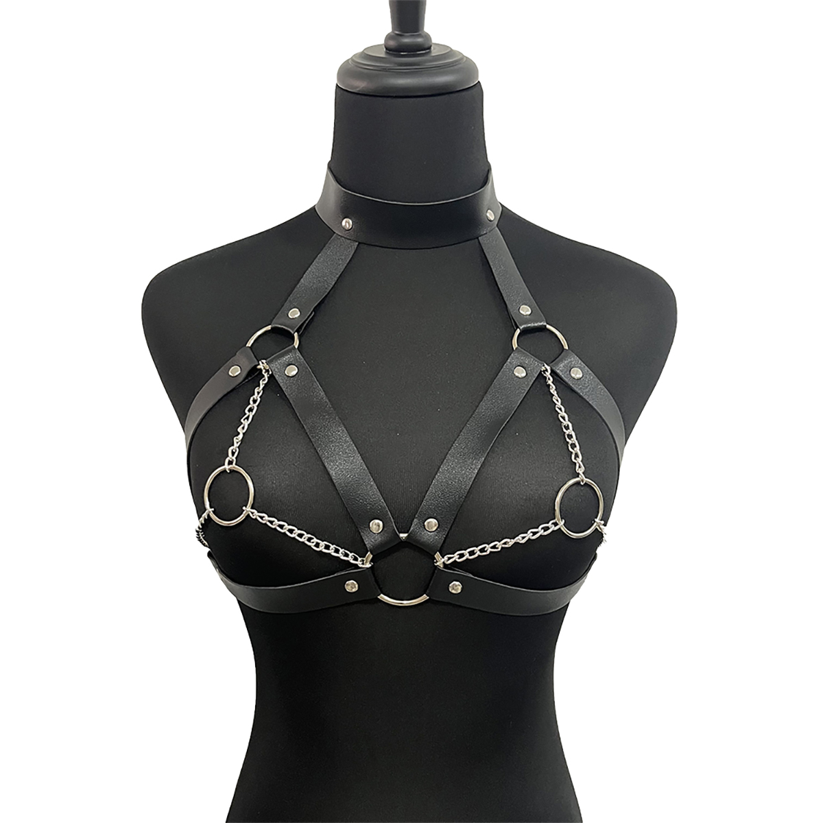 여성 가죽 하네스 벨트 허리 체인 고딕 펑크 의류 쥬얼 - Body Jewelry Goth 리뷰 및 가격
