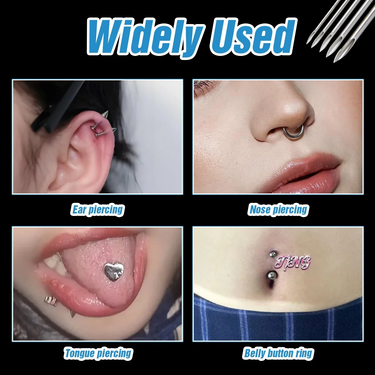 200/100/50/20개입 나르카시 피어싱 키트, 멸 - Body Jewelry Tattoo 리뷰 및 가격