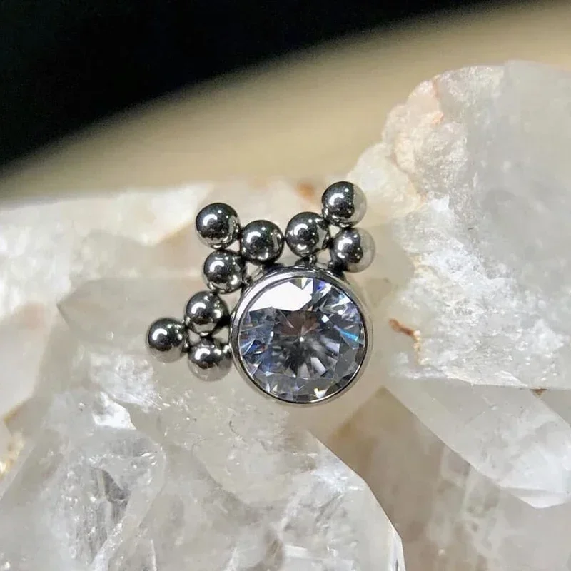 G23 ASTM F136 임플란트 등급 티타늄 오팔 L - Body Jewelry Implant Grade Titanium 리뷰 및 가격