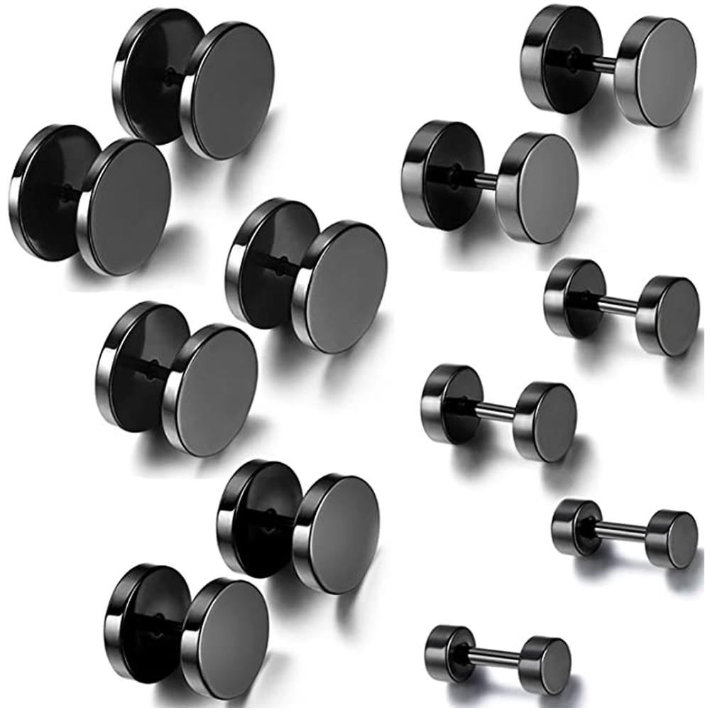 남녀공용 스테인리스 스틸 베이킹 페인트, 바벨 라운드  - Body Jewelry Barbell 리뷰 및 가격