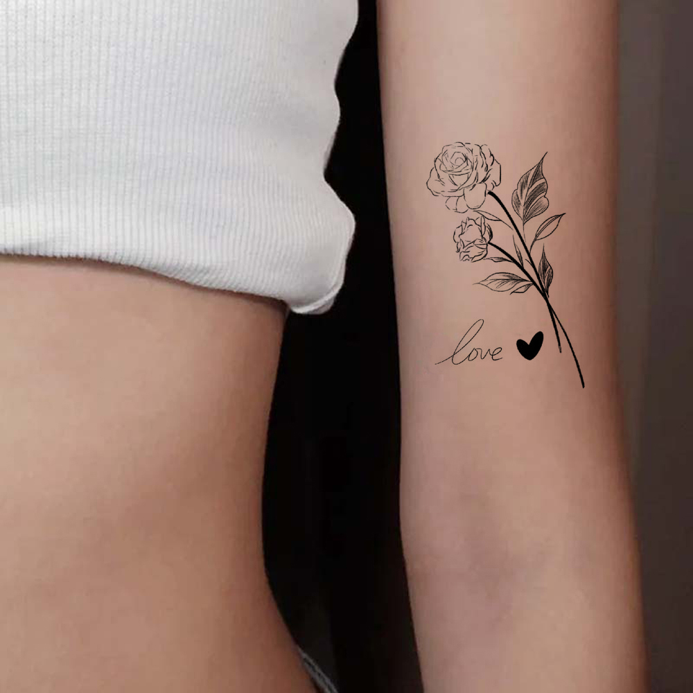여성 남성용 방수 임시 타투 스티커 30개, 나비 꽃  - Body Jewelry Tattoo 리뷰 및 가격