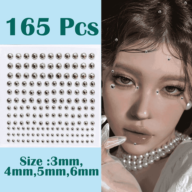 3D 얼굴 눈 파티 메이크업 문신 스티커 아크릴 다이아 - Body Jewelry Tattoo 리뷰 및 가격