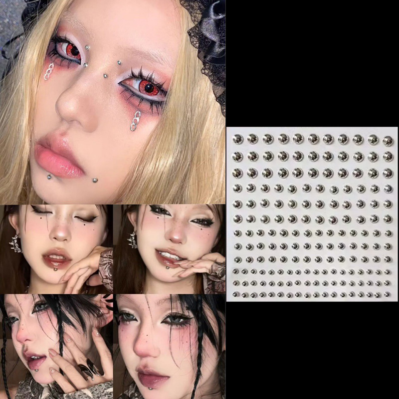 3D 얼굴 눈 파티 메이크업 문신 스티커 아크릴 다이아 - Body Jewelry Tattoo 리뷰 및 가격