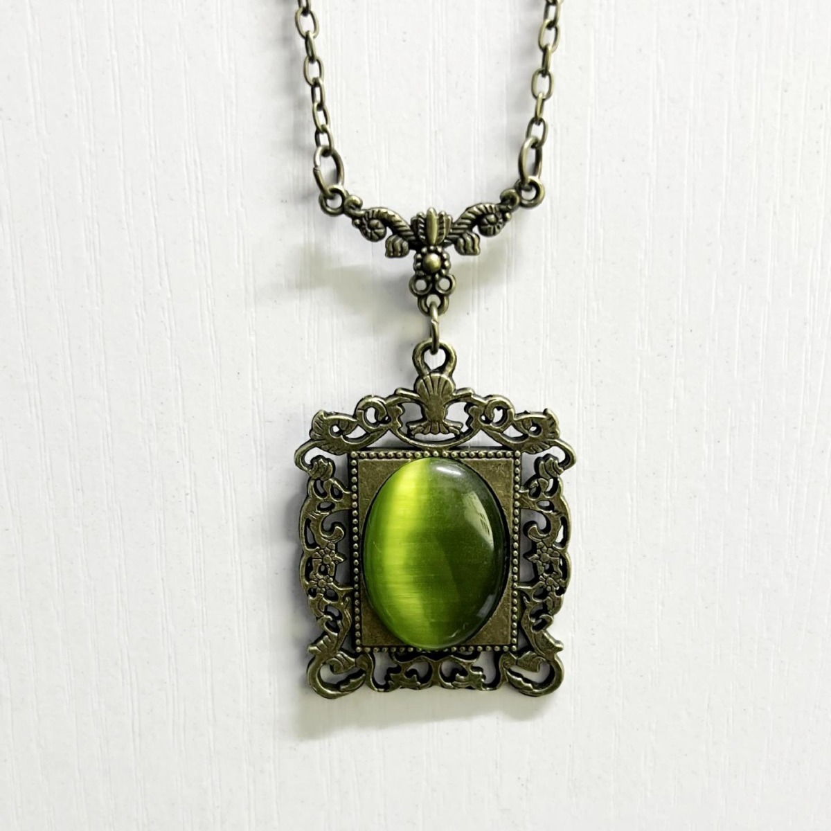 고딕 독 녹색 카메오 목걸이 여성 신비한 이교도 마녀  - Body Jewelry Goth 리뷰 및 가격