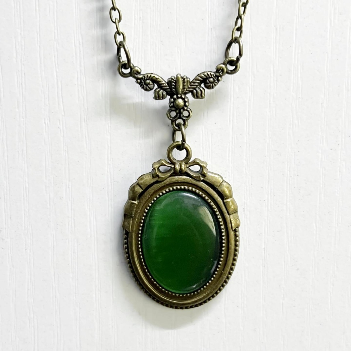 고딕 독 녹색 카메오 목걸이 여성 신비한 이교도 마녀  - Body Jewelry Goth 리뷰 및 가격