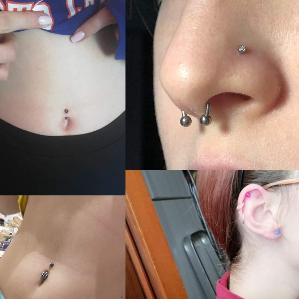 150/140/85/70/42개 바디 피어싱 키트 쥬얼 - Body Jewelry And Piercing 리뷰 및 가격