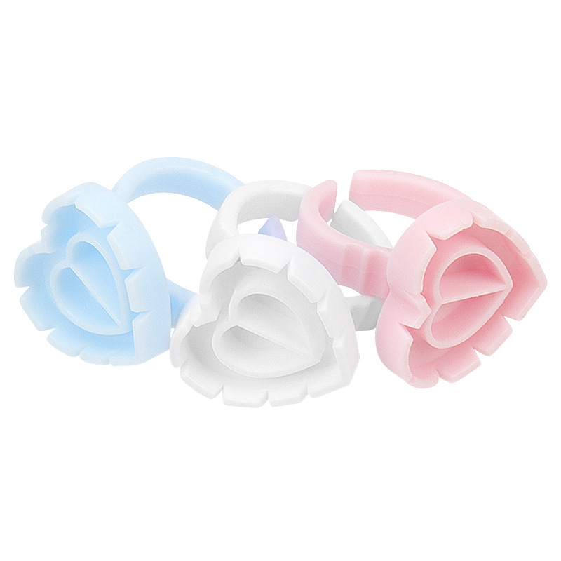 100Pcs 일회용 접착제 링 홀더 속눈썹 연장 용품  - Body Jewelry Tattoo 리뷰 및 가격