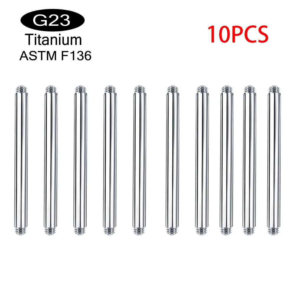 10개/세트 ASTM F136 임플란트용 티타늄 14G - Body Jewelry Implant Grade Titanium 리뷰 및 가격