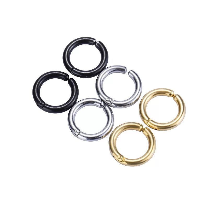 남성 여성을위한 2/6Pcs 가짜 Huggie 후프 귀 - Body Jewelry And Earrings 리뷰 및 가격