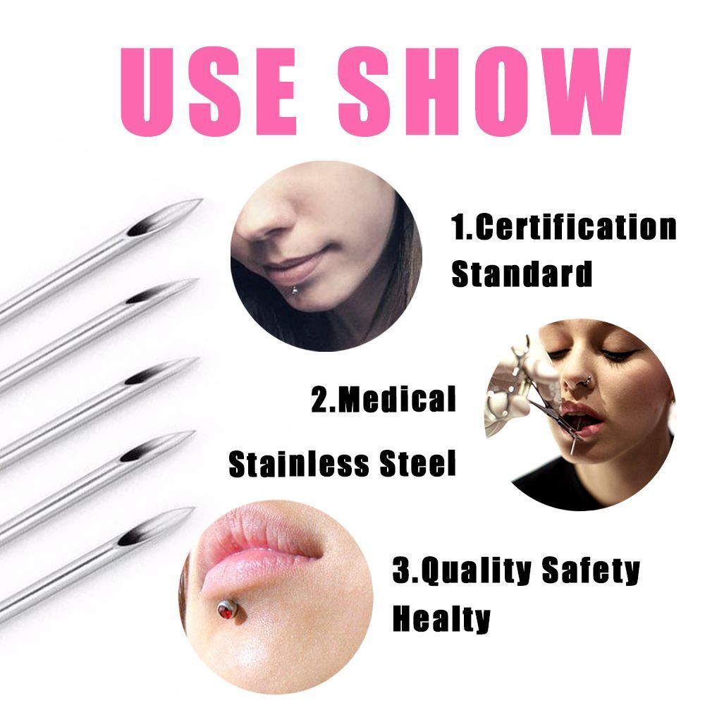 10PCS 문신 공급 액세서리 14G 16G 피어싱 바 - Body Jewelry Tattoo 리뷰 및 가격