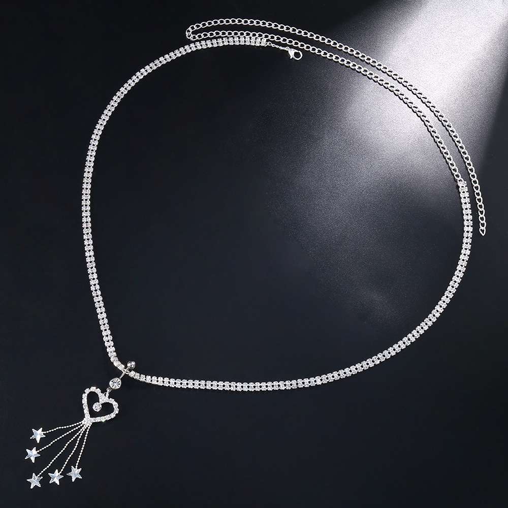 GLAMing Boho 하트 매달려 라인 석 피어싱 배 - Body Jewelry And Piercing 리뷰 및 가격