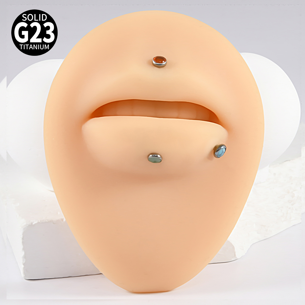 1PC 16g G23 티타늄 크리스탈 & 스톤 & 쉘  - Tragus Flat Back 리뷰 및 가격