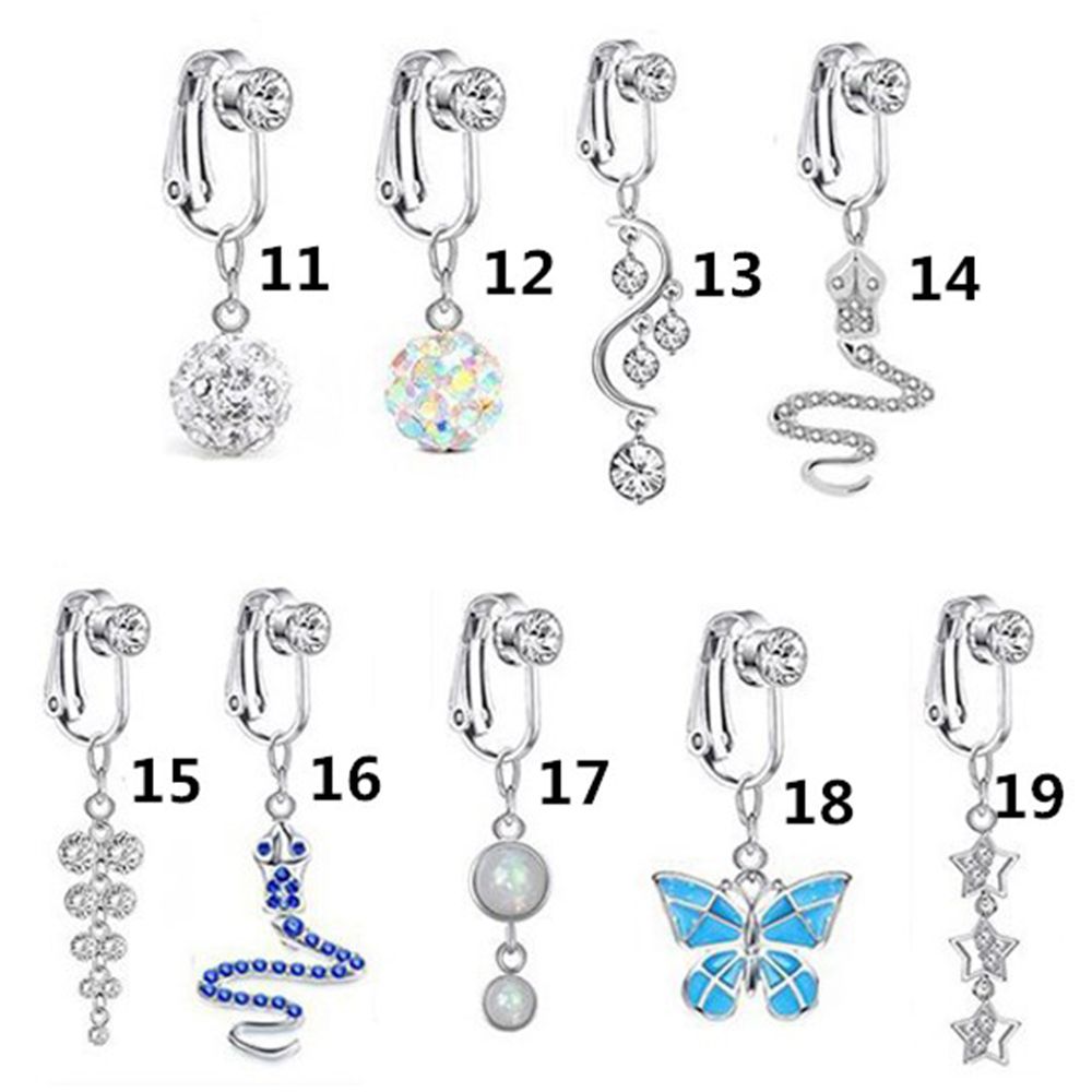 여성용 액세서리 클립형 귀걸이, 연골 클립, 무피어싱  - Body Jewelry And Earrings 리뷰 및 가격