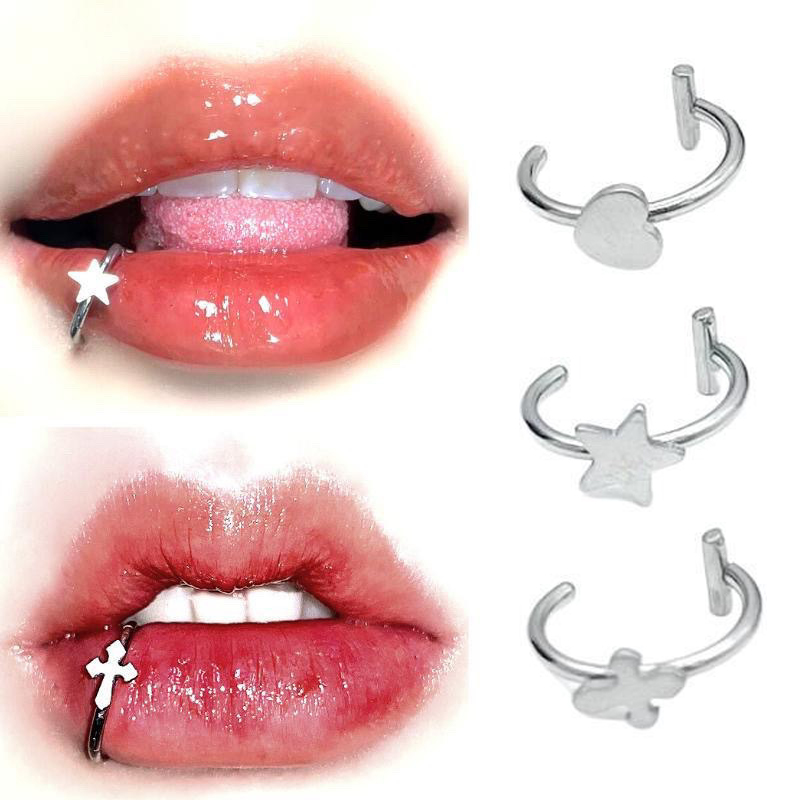 1개 스테인리스 스틸 가짜 코 링 후프 셉텀 링 C 클 - Body Jewelry And Earrings 리뷰 및 가격