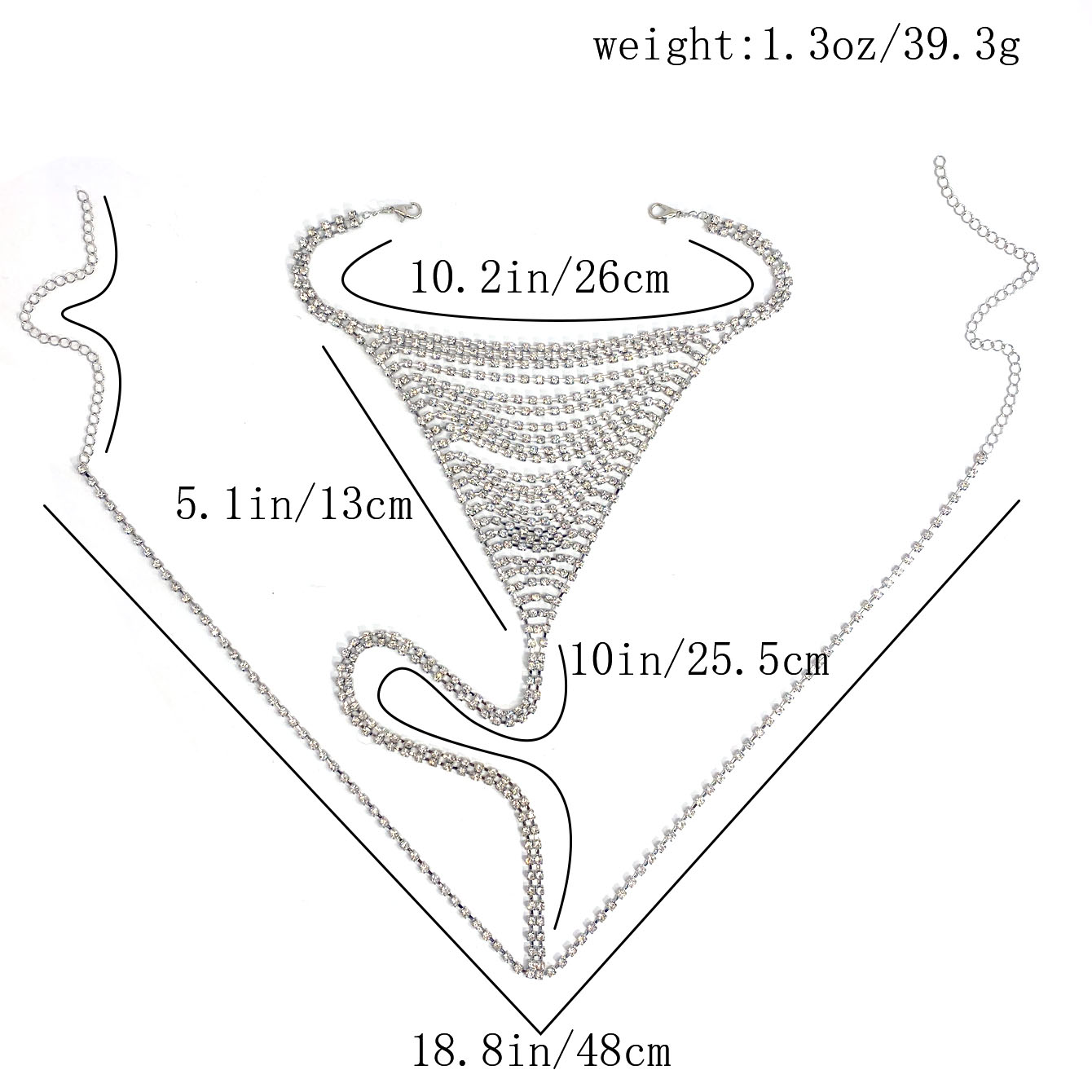 섹시한 프라이빗 라인스톤 여성용 G-스트링 바디 체인  - Body Jewelry Bulk 리뷰 및 가격
