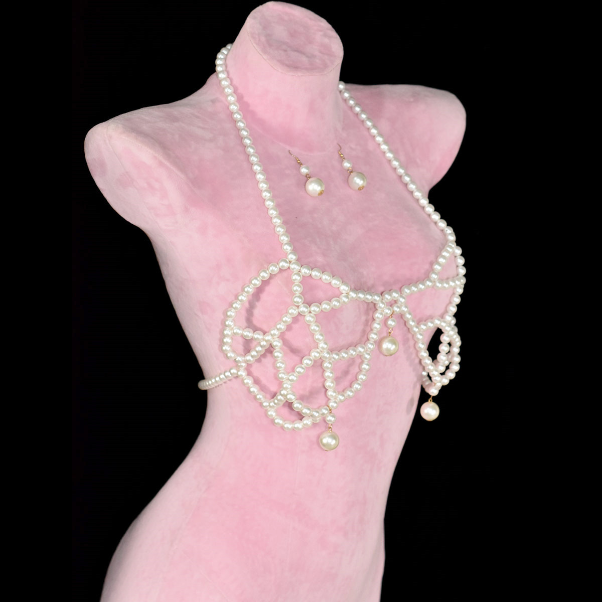 여성용 비치 파티 클래식 비즈 브라 귀걸이 세트 프린지 - Body Jewelry And Earrings 리뷰 및 가격