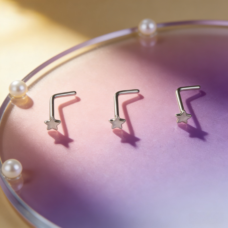 트렌디하고 달콤한 스타일의 스테인리스 스틸 0.8mm  - Body Jewelry And Piercing 리뷰 및 가격