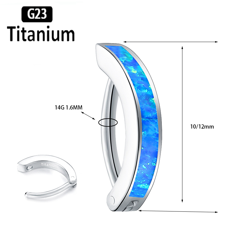 1PC 14G 임플란트 등급 G23 티타늄 배꼽 링 클 - Body Jewelry Implant Grade Titanium 리뷰 및 가격