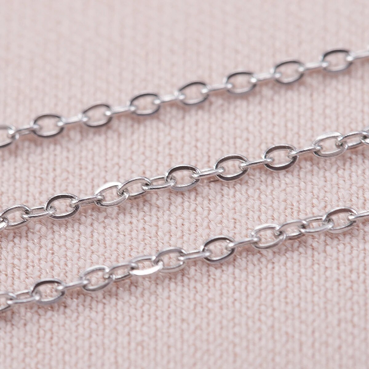 10 미터 스테인레스 스틸 O 모양 얇은 체인 DIY  - Body Chain Jewelry 리뷰 및 가격