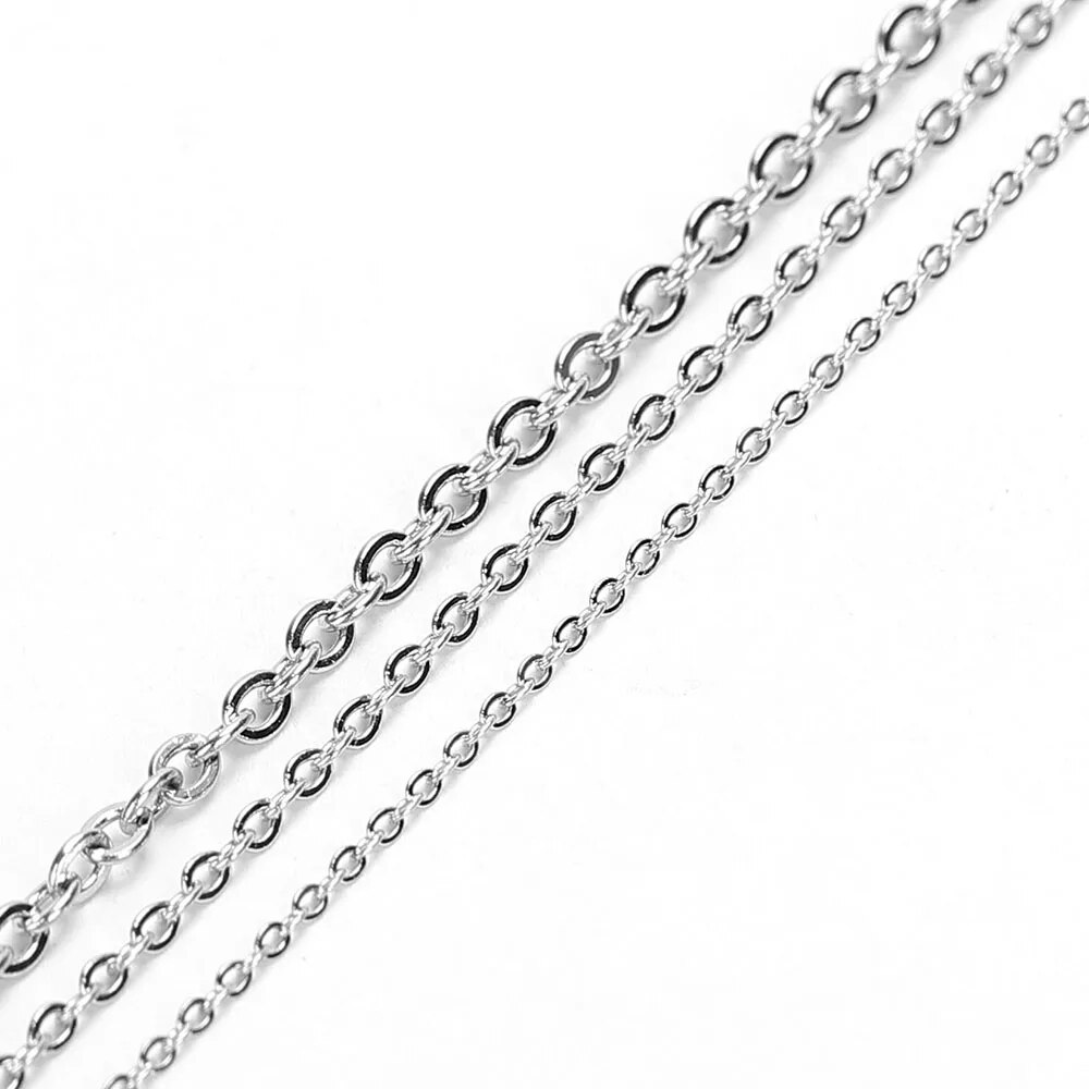 10 미터 스테인레스 스틸 O 모양 얇은 체인 DIY  - Body Chain Jewelry 리뷰 및 가격