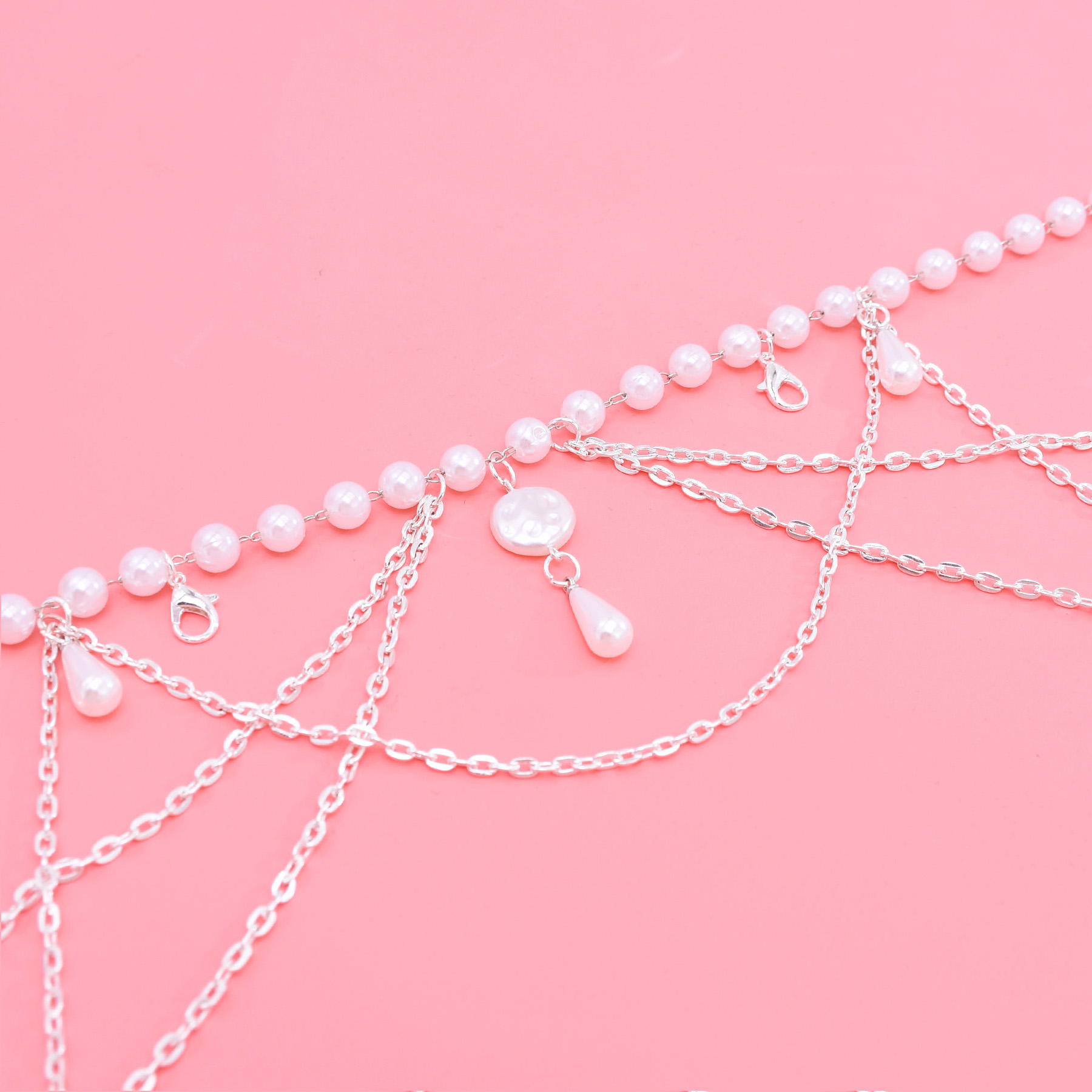 섹시한 허리 체인 벨트 여성을위한 멀티 레이어 모조 진 - Body Jewellery 리뷰 및 가격