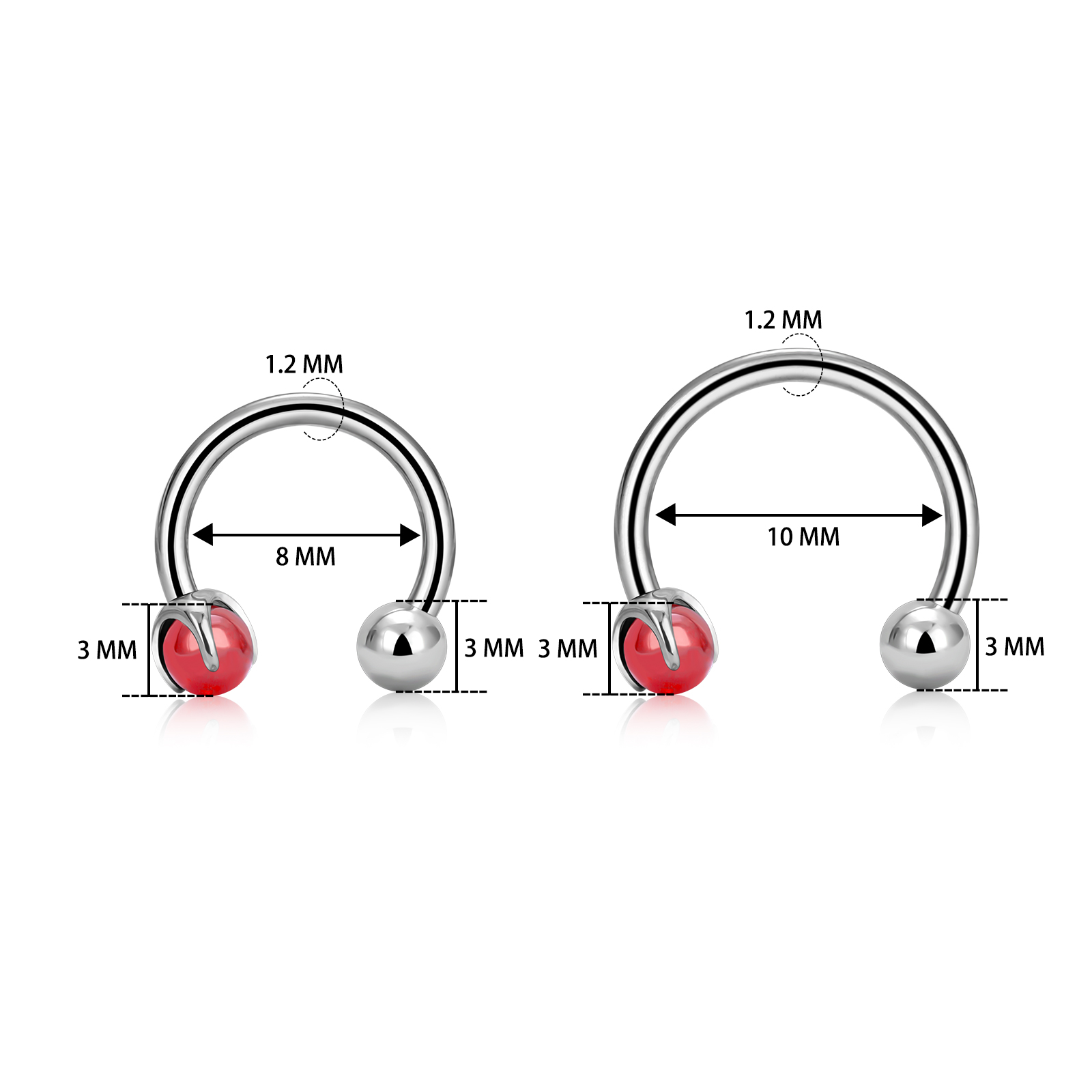 ASTM F136 임플란트 등급 티타늄 원형 바벨 코링 - Body Jewelry Implant Grade Titanium 리뷰 및 가격