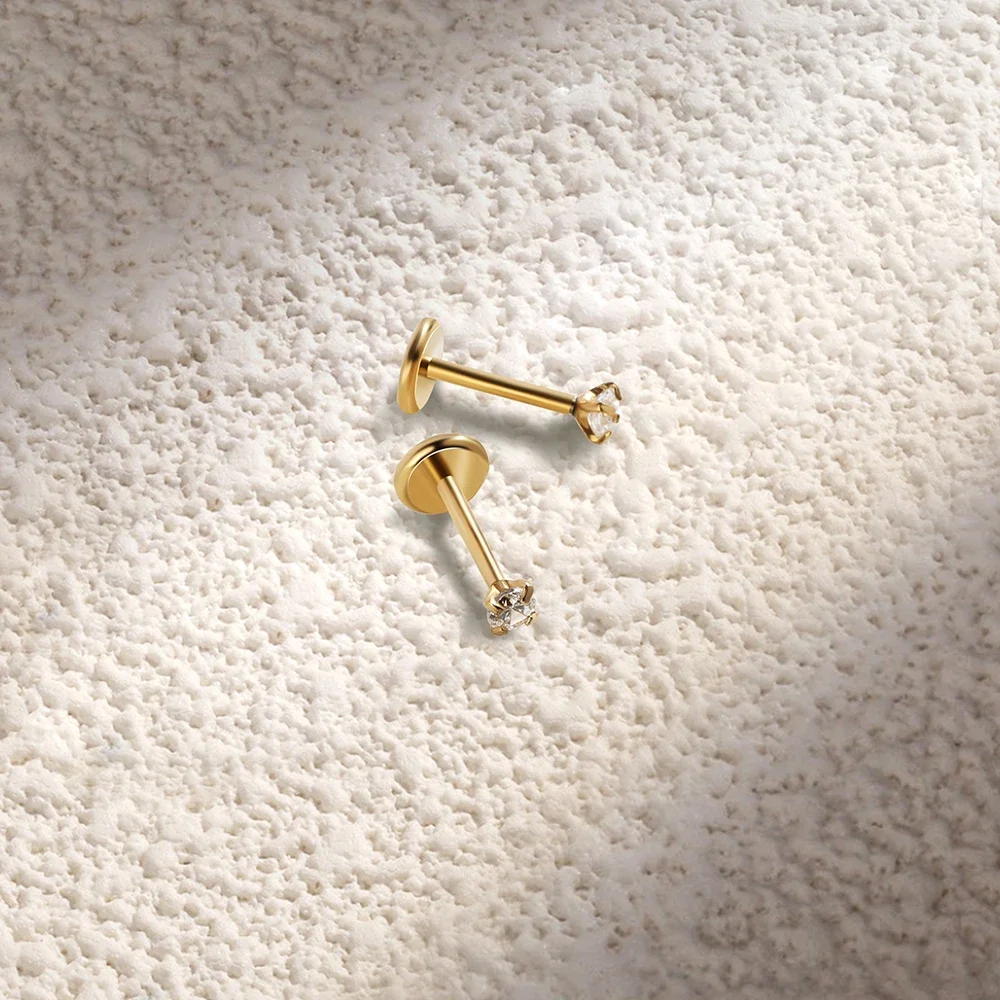 2/8PCS 스테인레스 스틸 귀걸이 코 스터드 연골 피 - Tragus Flat Back 리뷰 및 가격