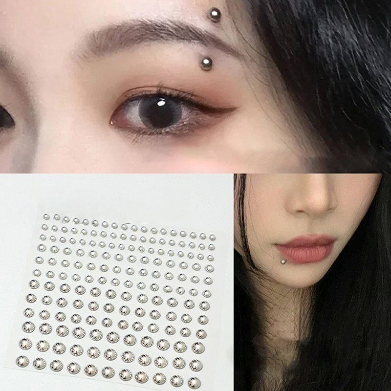 다이아몬드 스티커 가짜 코걸이 셀프 접착형 라인스톤 비 - Body Jewelry And Piercing 리뷰 및 가격