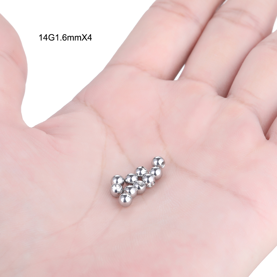코 바벨 귀걸이에 대 한 10PC 스테인레스 스틸 스크 - Body Jewelry Barbell 리뷰 및 가격