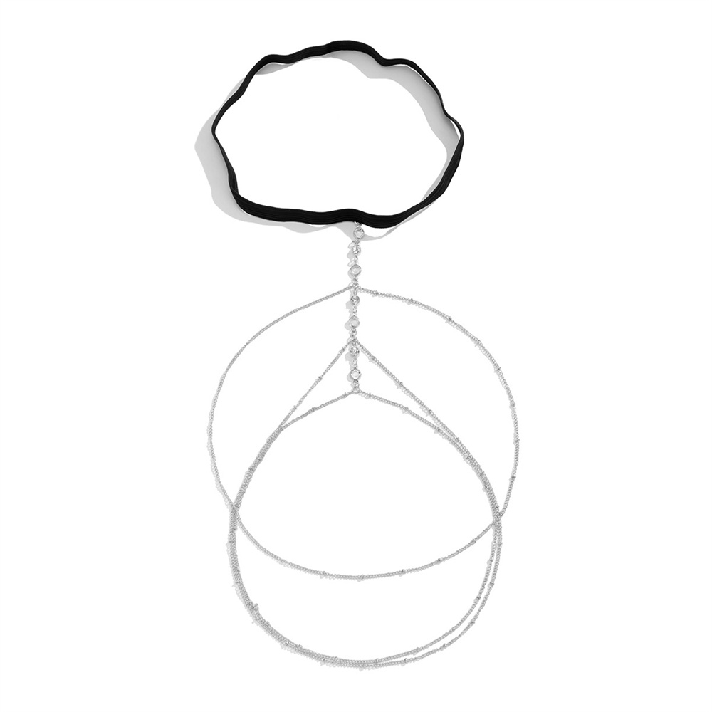 보헤미안 스타일 탄성 밴드 크리스탈 다리 허벅지 체인  - Body Jewellery 리뷰 및 가격