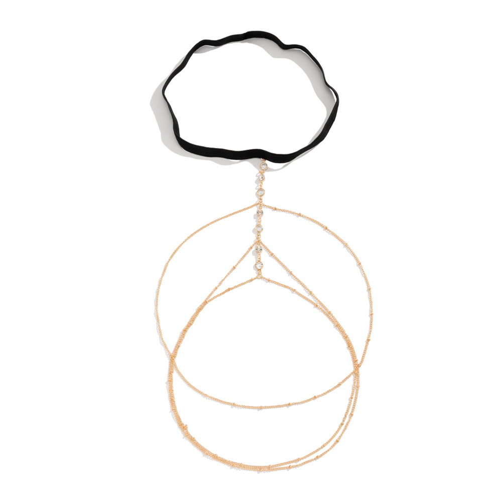 보헤미안 스타일 탄성 밴드 크리스탈 다리 허벅지 체인  - Body Jewellery 리뷰 및 가격