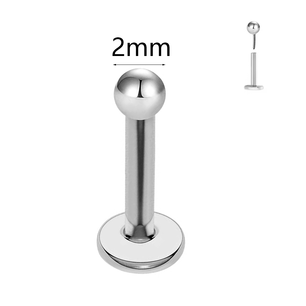 ASTM F136 G23 티타늄 볼 Tragus 귀걸이 - Tragus Flat Back 리뷰 및 가격