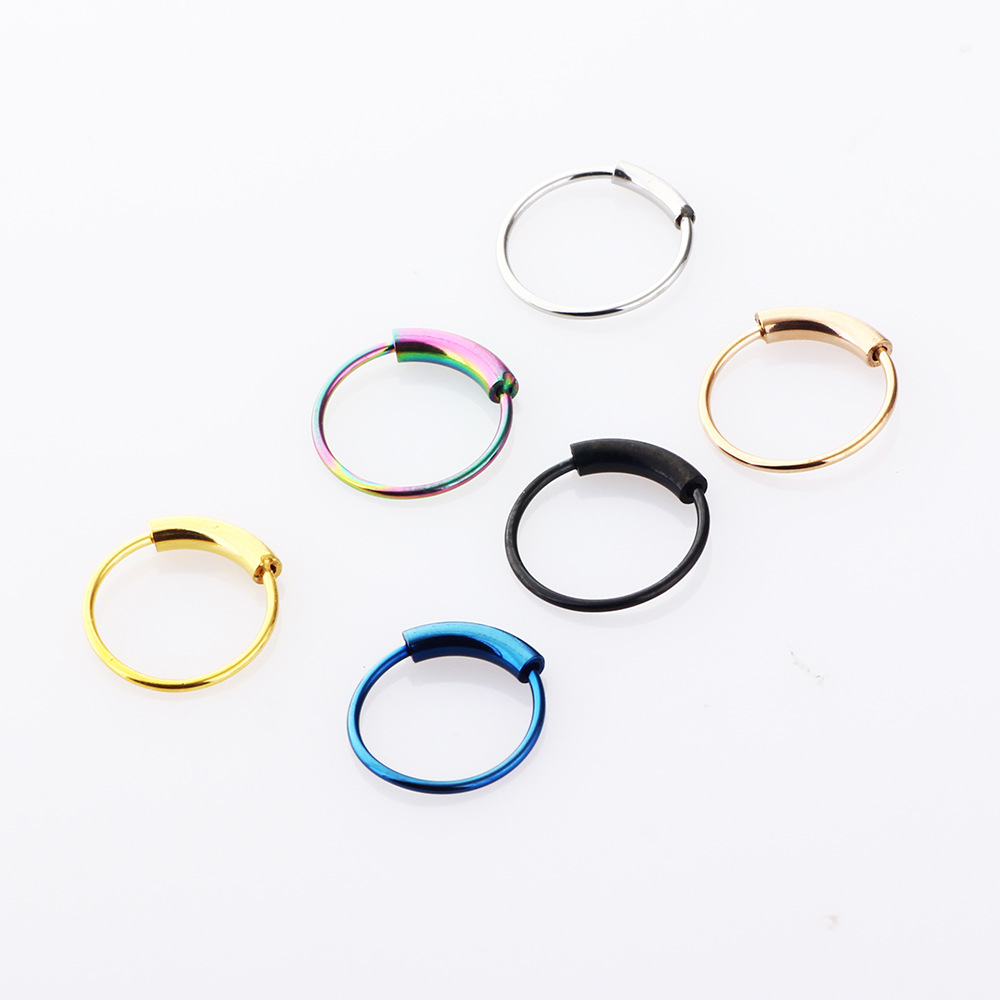 3개/세트 316L 외과용 강철 심리스 연속형 후프 링 - Body Jewelry And Earrings 리뷰 및 가격