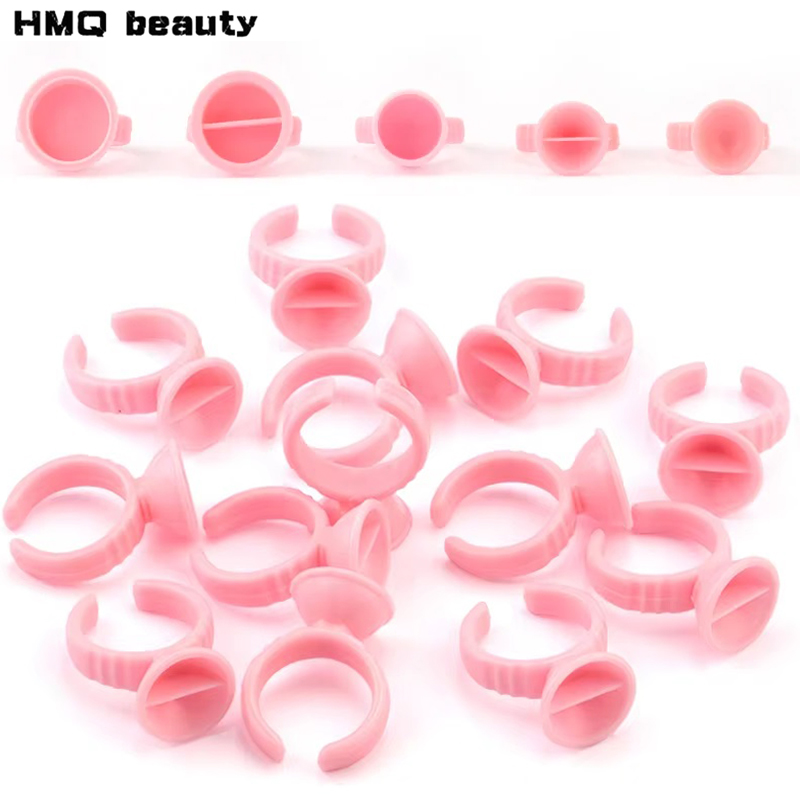 100 pcs 일회용 접착제 반지 플라스틱 영구 메이크 - Body Jewelry Tattoo 리뷰 및 가격