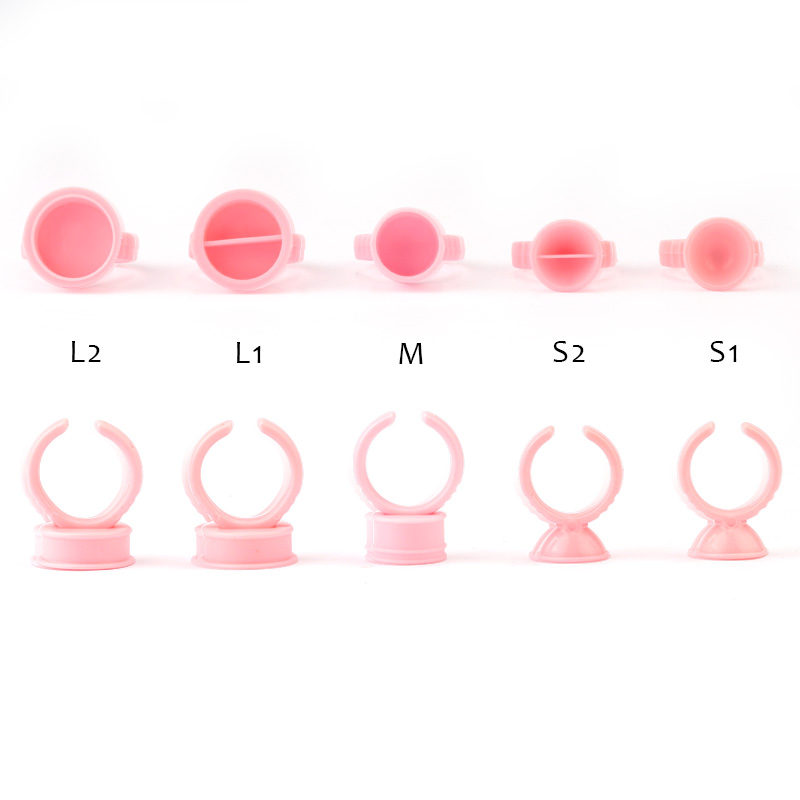 100 pcs 일회용 접착제 반지 플라스틱 영구 메이크 - Body Jewelry Tattoo 리뷰 및 가격