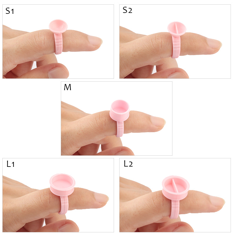 100 pcs 일회용 접착제 반지 플라스틱 영구 메이크 - Body Jewelry Tattoo 리뷰 및 가격